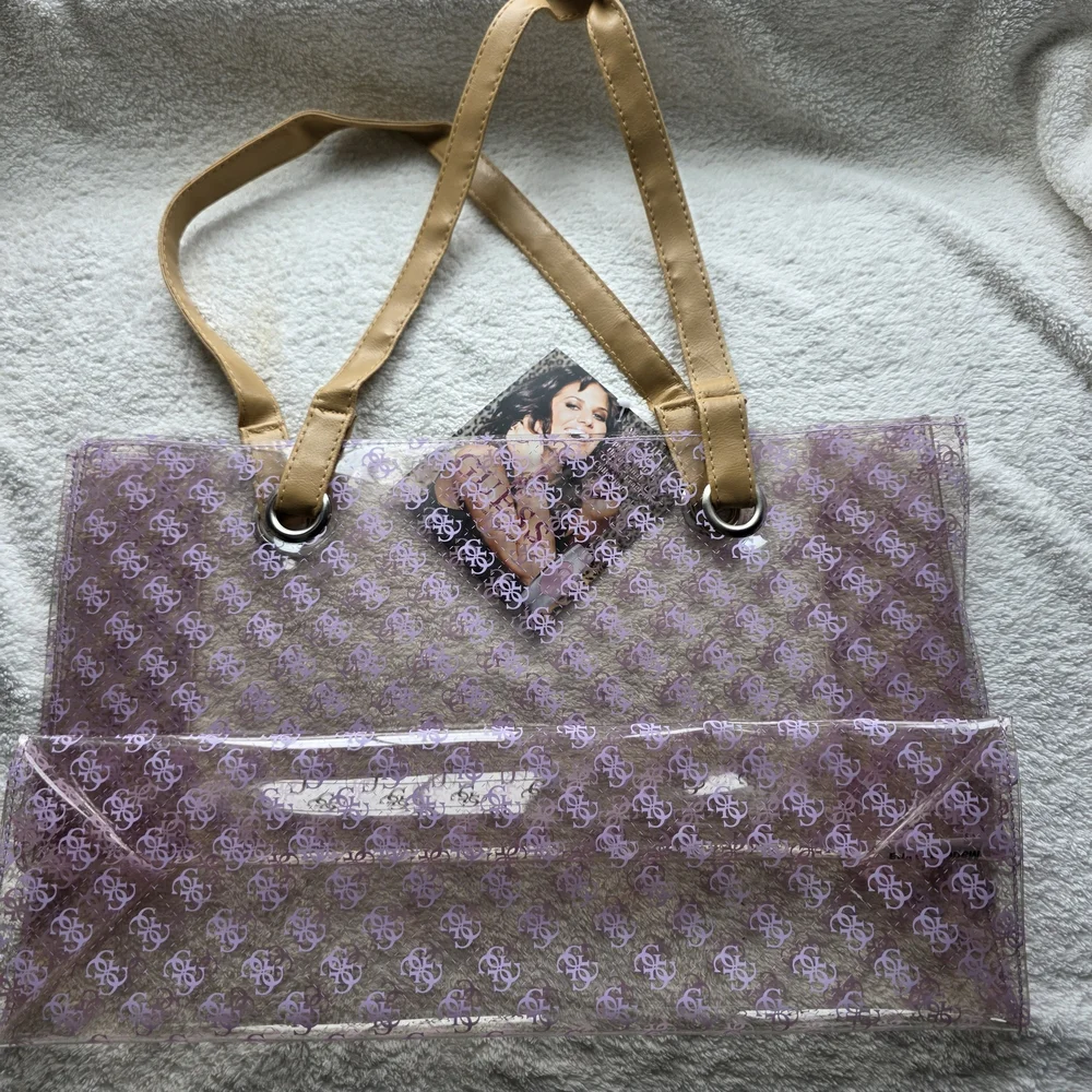 Y2K Vintage Clear Tote - Picture 3 of 7